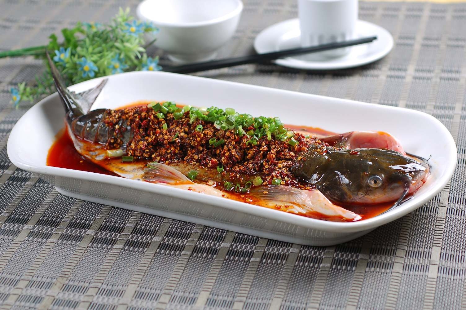 高清图片餐饮美食川菜功夫鱼草鱼高清图片