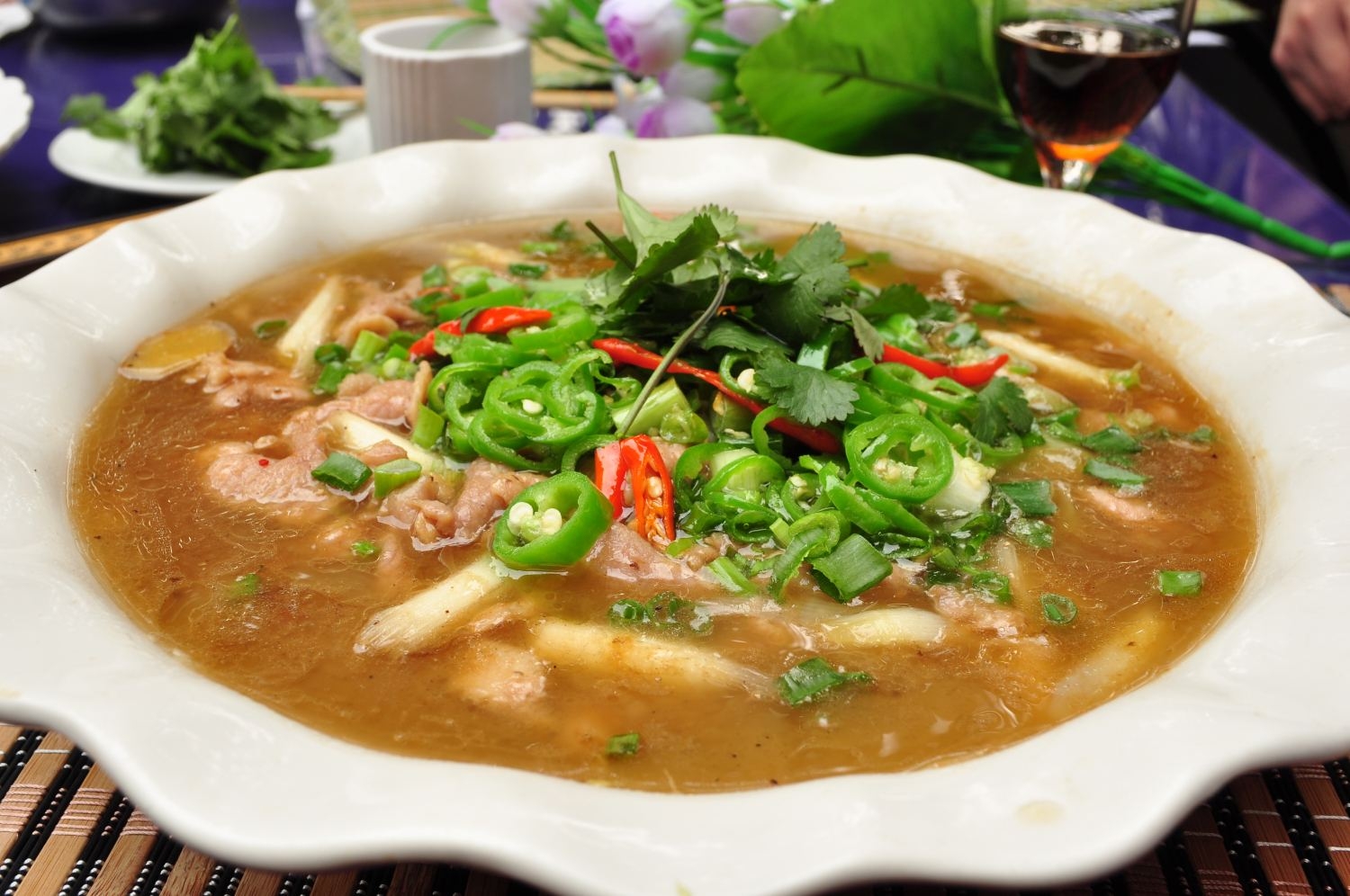 餐饮美食牛飘香肥牛宣传图片灯箱