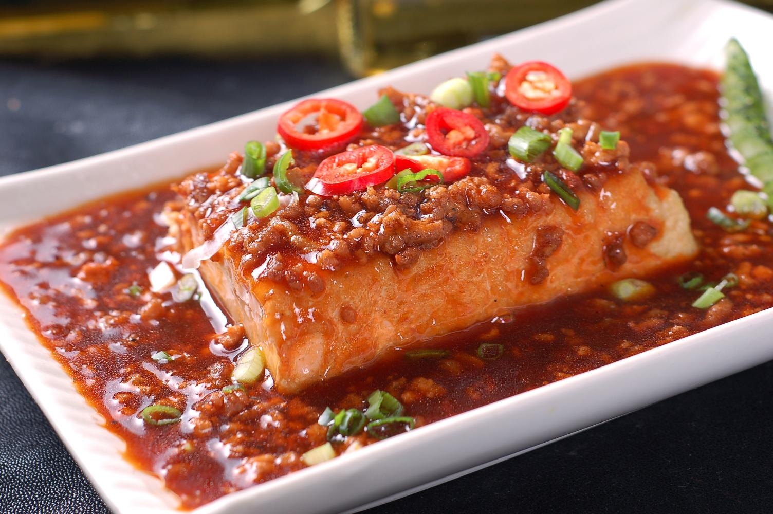 高清图片餐饮美食川菜热菜脆酱付脑高清图片