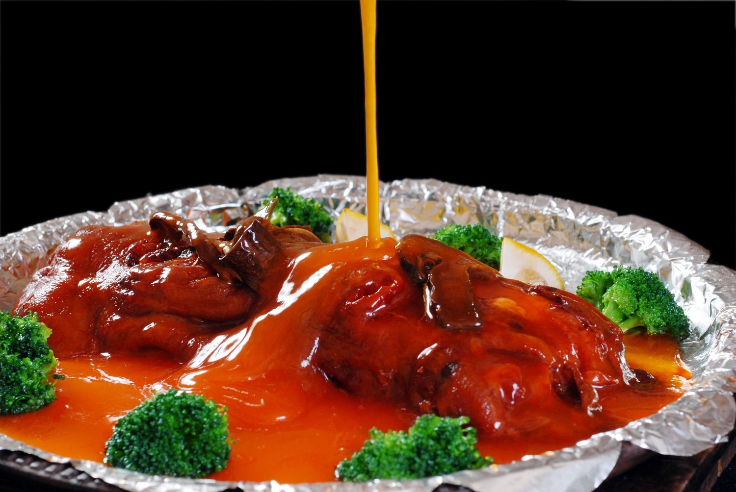 高清图片餐饮美食川菜菌香扒牛掌高清图片382