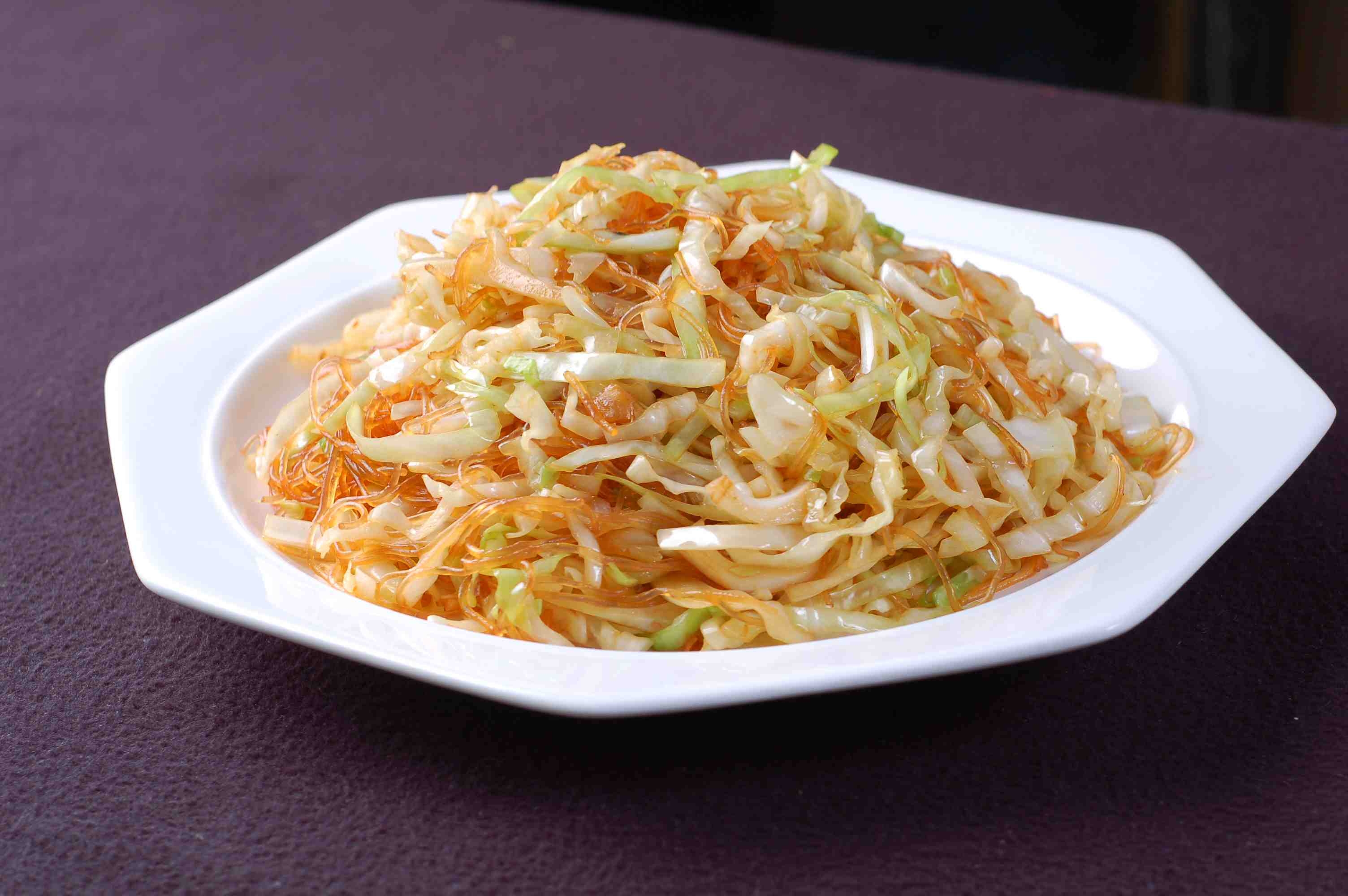 高清图片餐饮美食川菜莲白炒粉丝高清图片(1)427