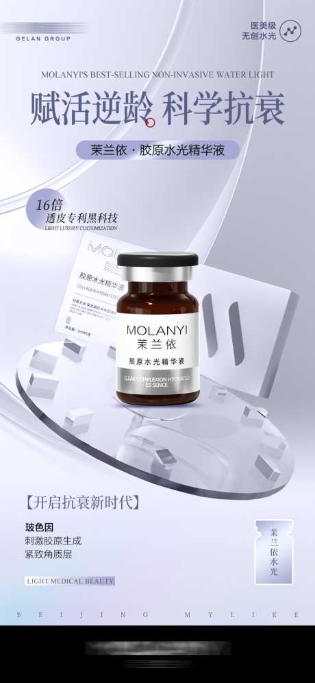 医美水光产品系列海报