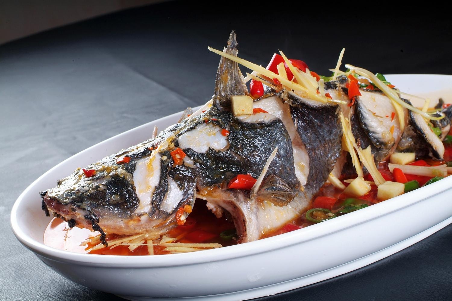 餐饮美食风味钳鱼高清图片