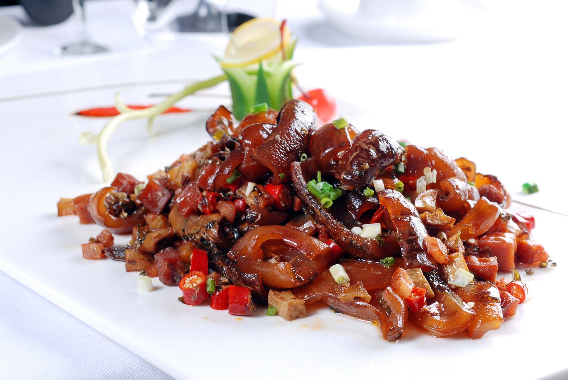 餐饮美食干烧南美参高清图片