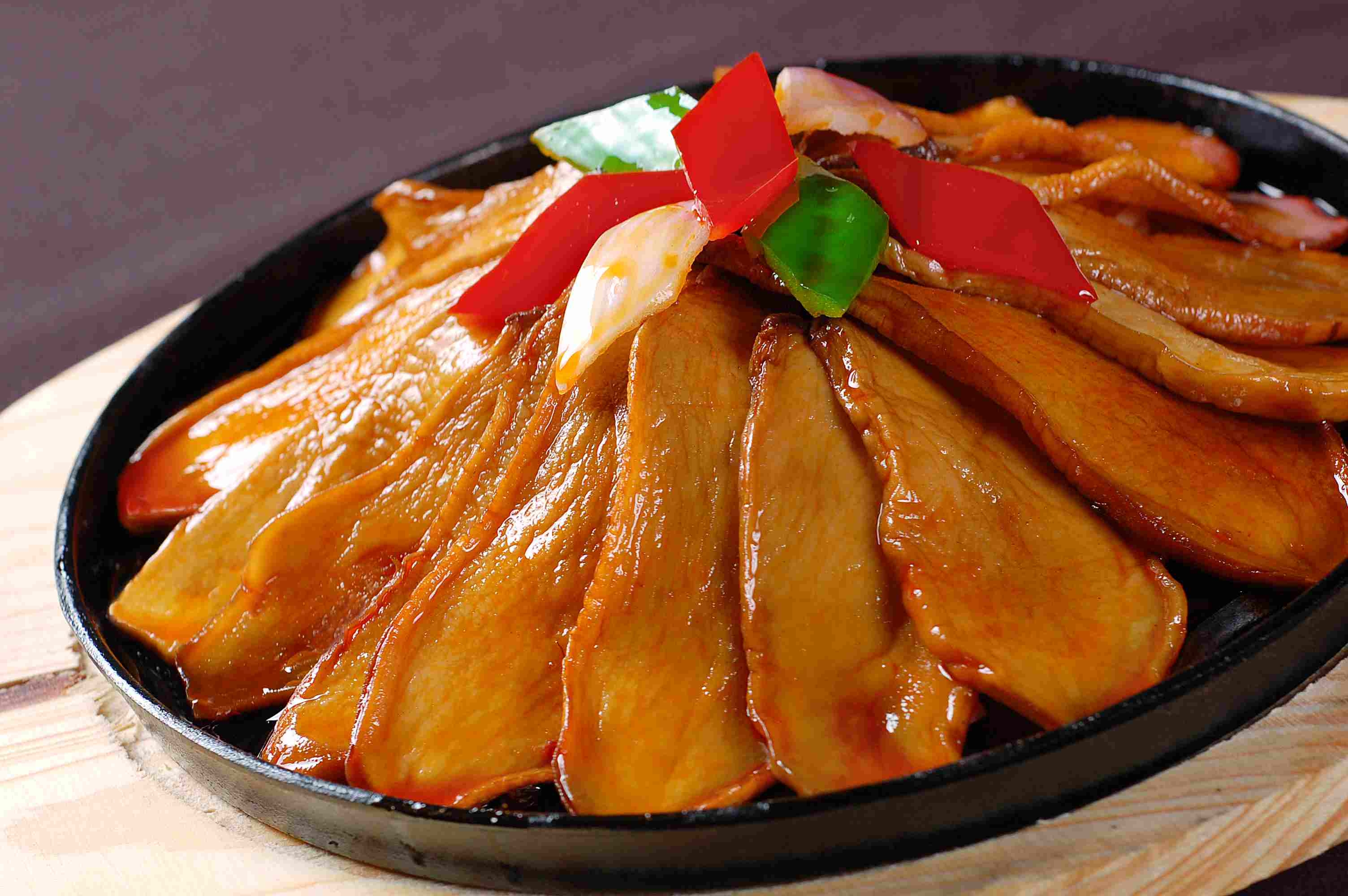 干烧杏鲍菇高清图片