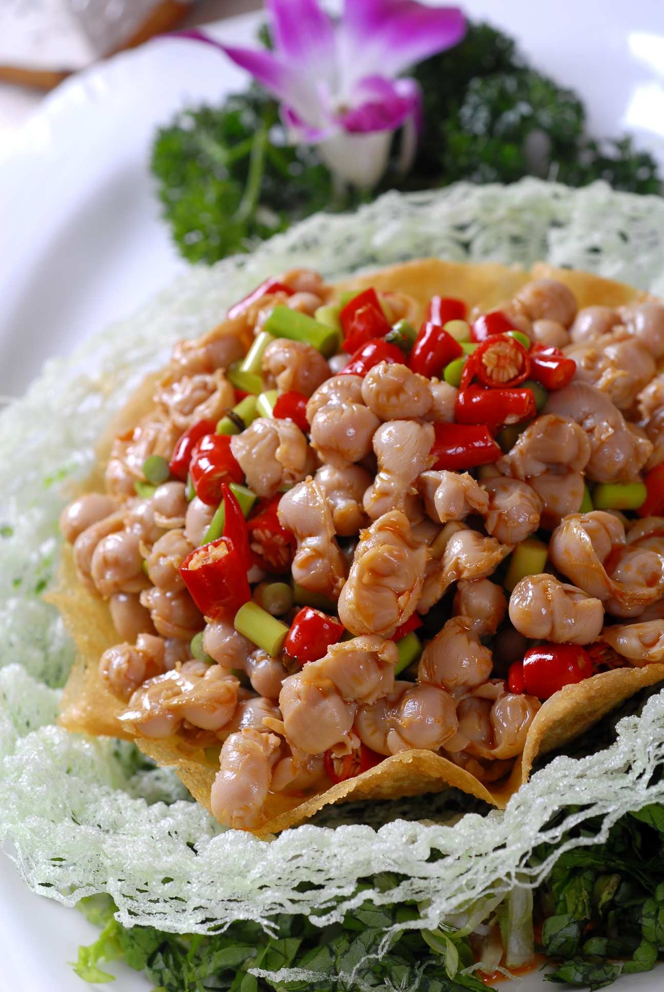 风味牛脊髓高清图片