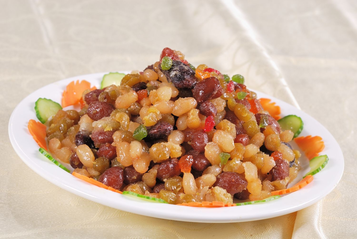 餐饮美食五彩甜豆高清图片