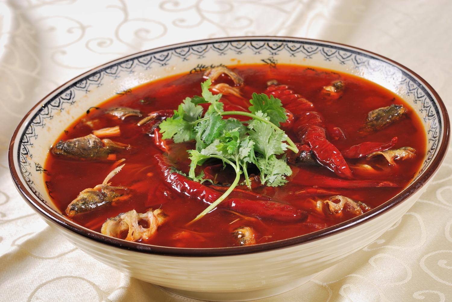 餐饮美食泡椒-香辣黄辣丁宣传图片灯箱