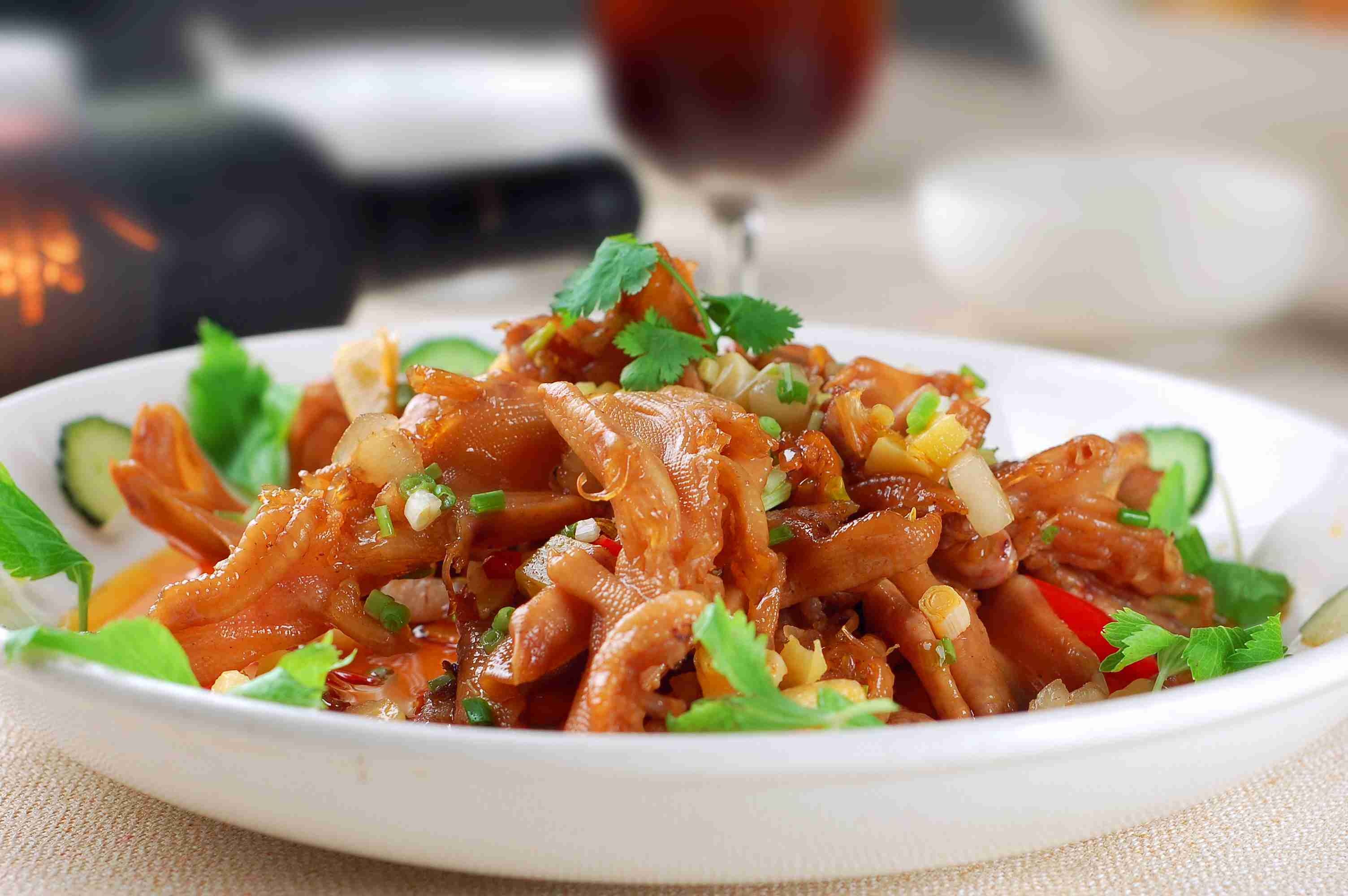 高清图片餐饮美食川菜干烧鹅掌高清图片148