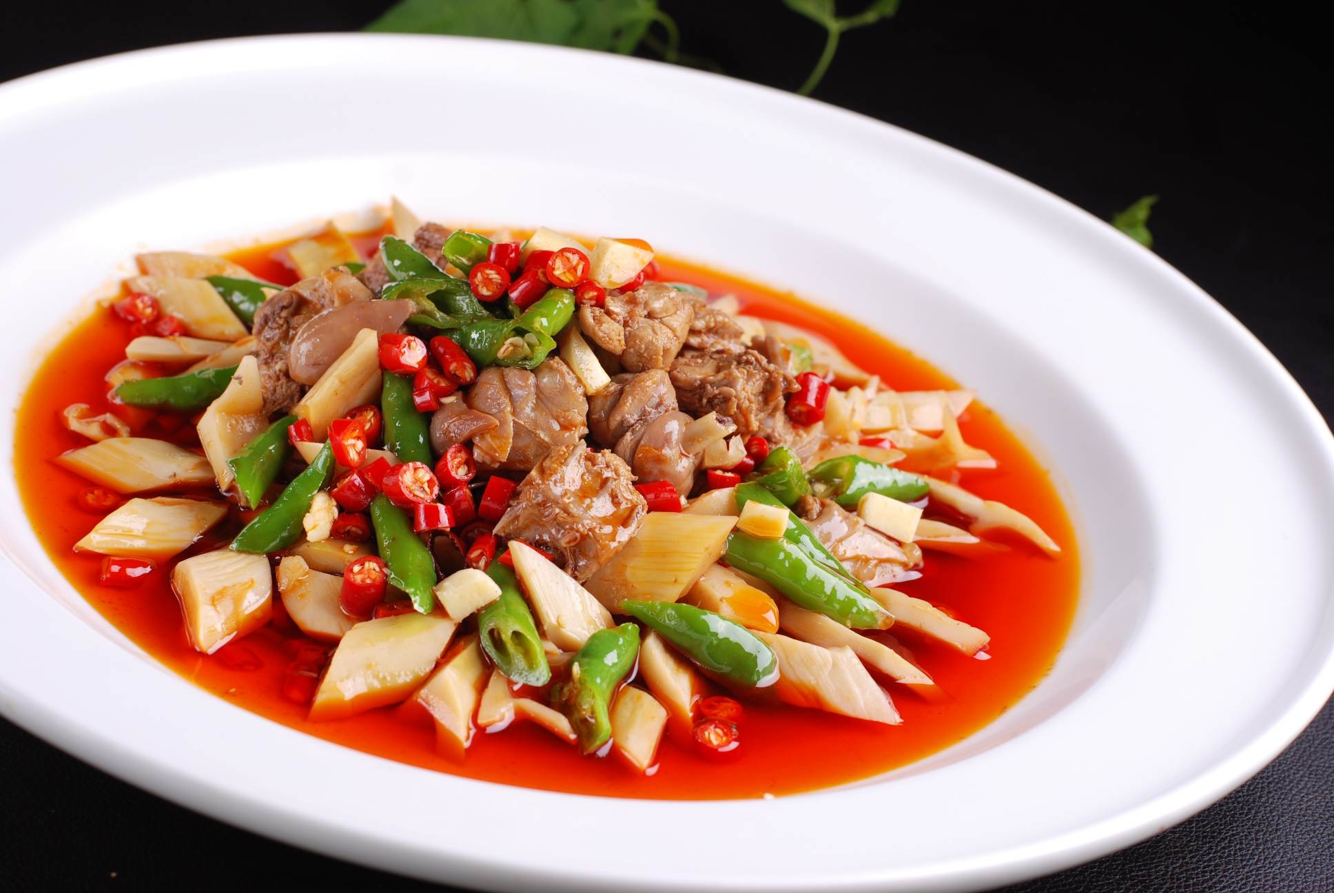 高清图片餐饮美食川菜青椒仔兔高清图片