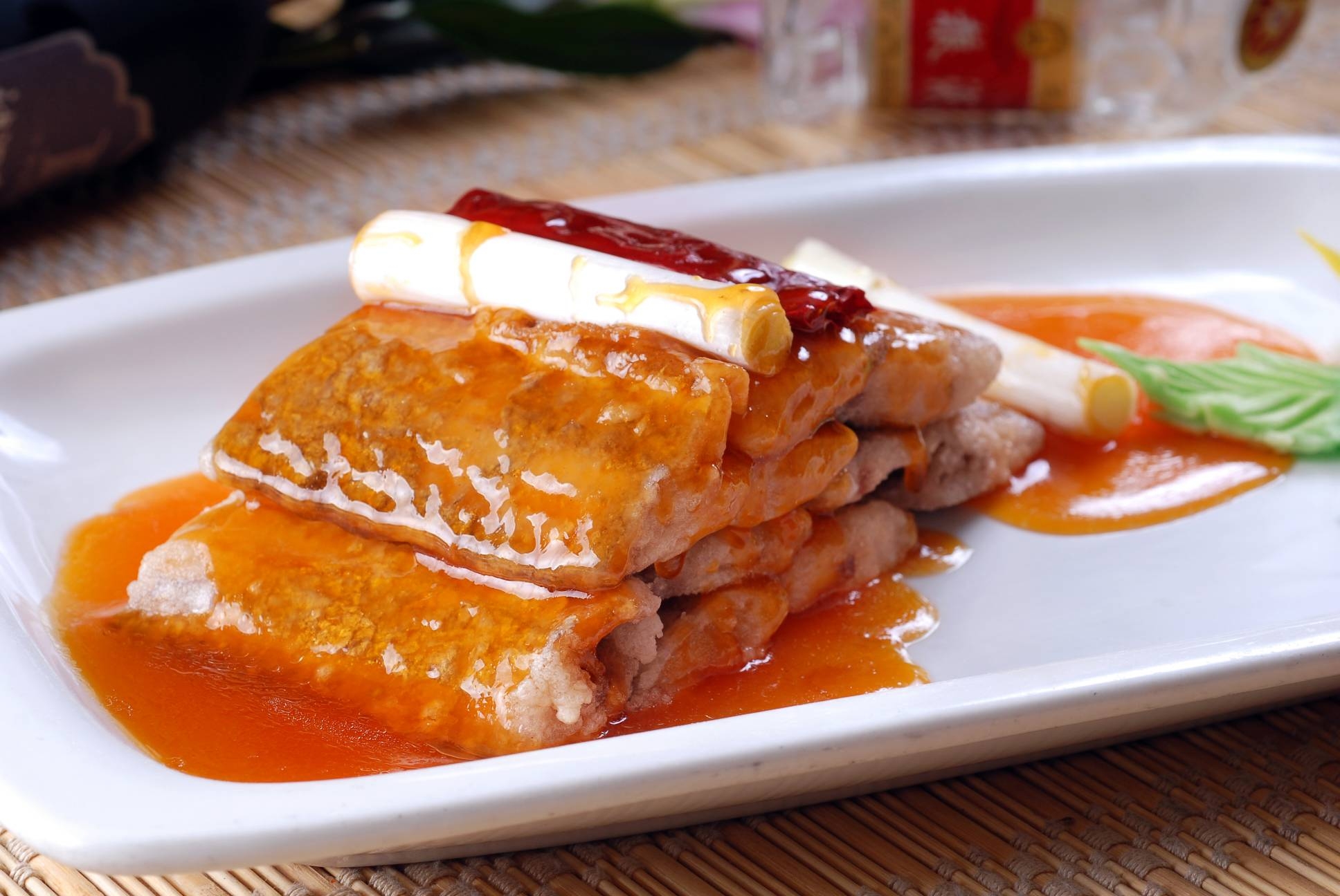 餐饮美食川菜秘制鲜带鱼高清图片524