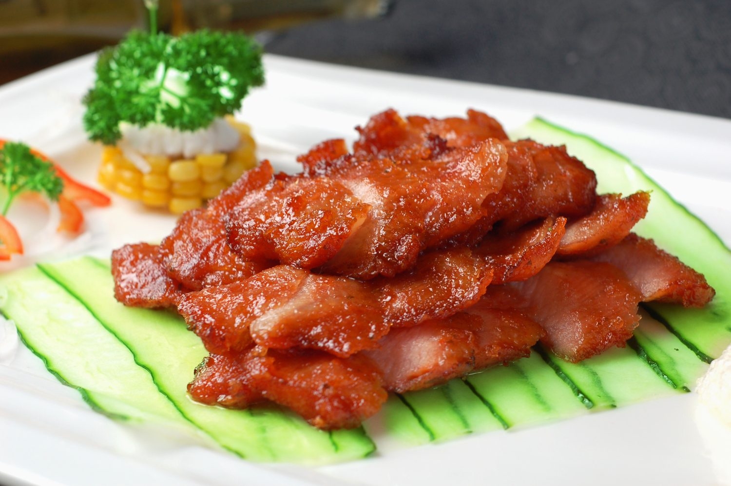 餐饮美食古法炭烧肉宣传图片灯箱