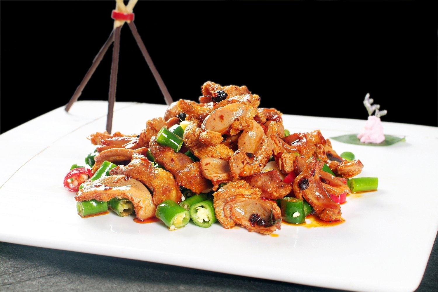 风味鸭血1高清图片