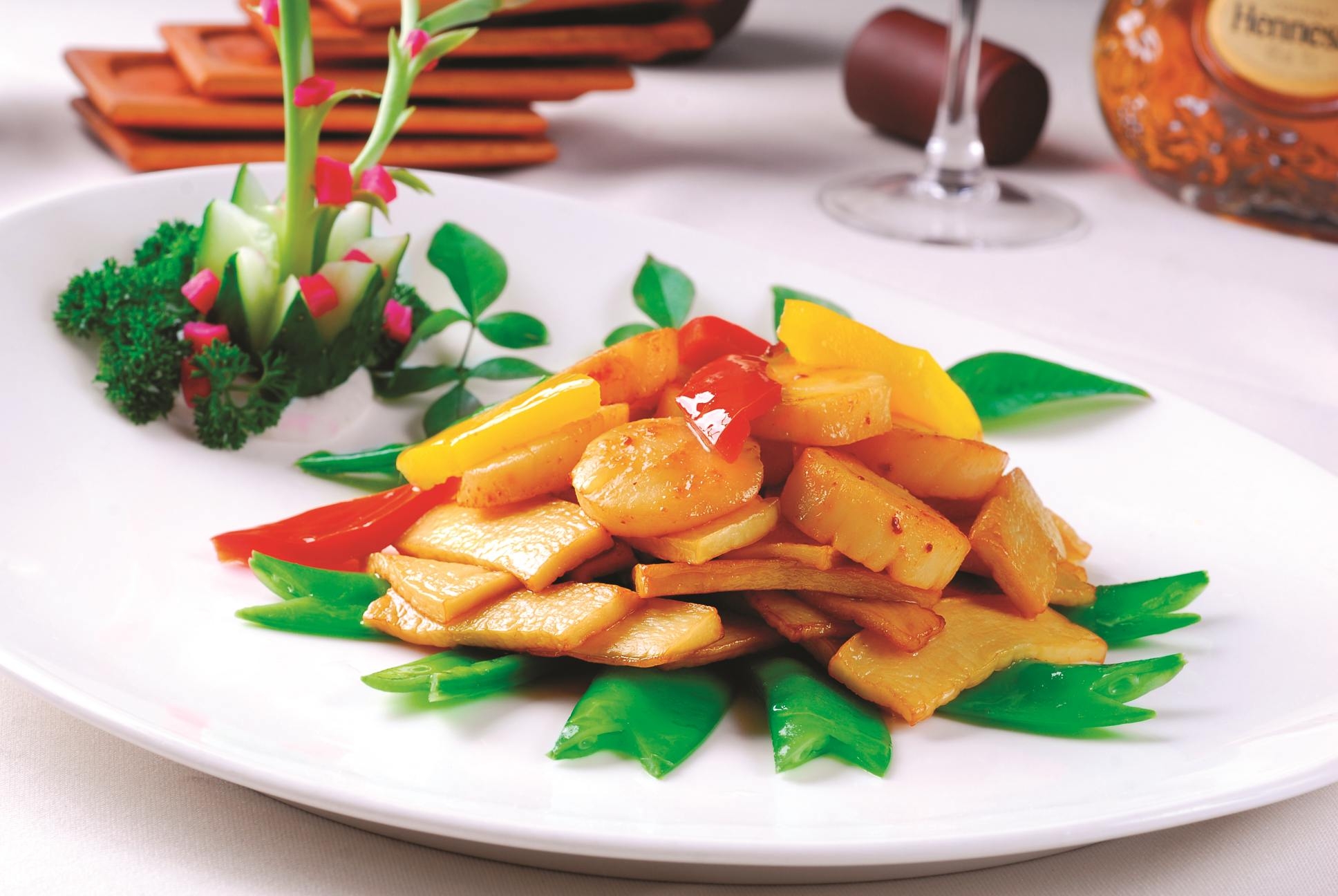 热鲜鸡茸菌爆澳带高清图片