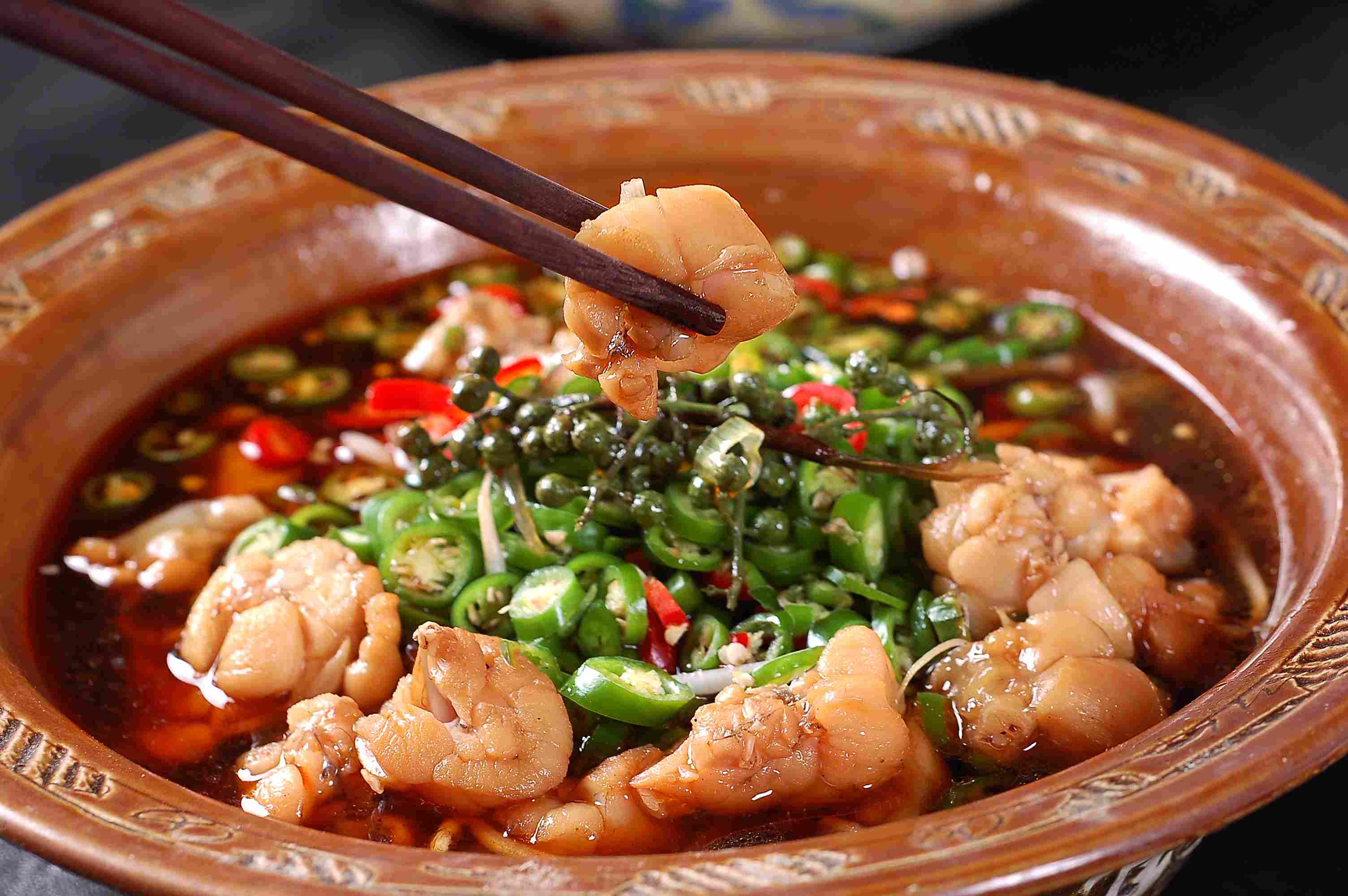 高清图片餐饮美食川菜热菜鲜椒盆盆蛙高清图片637