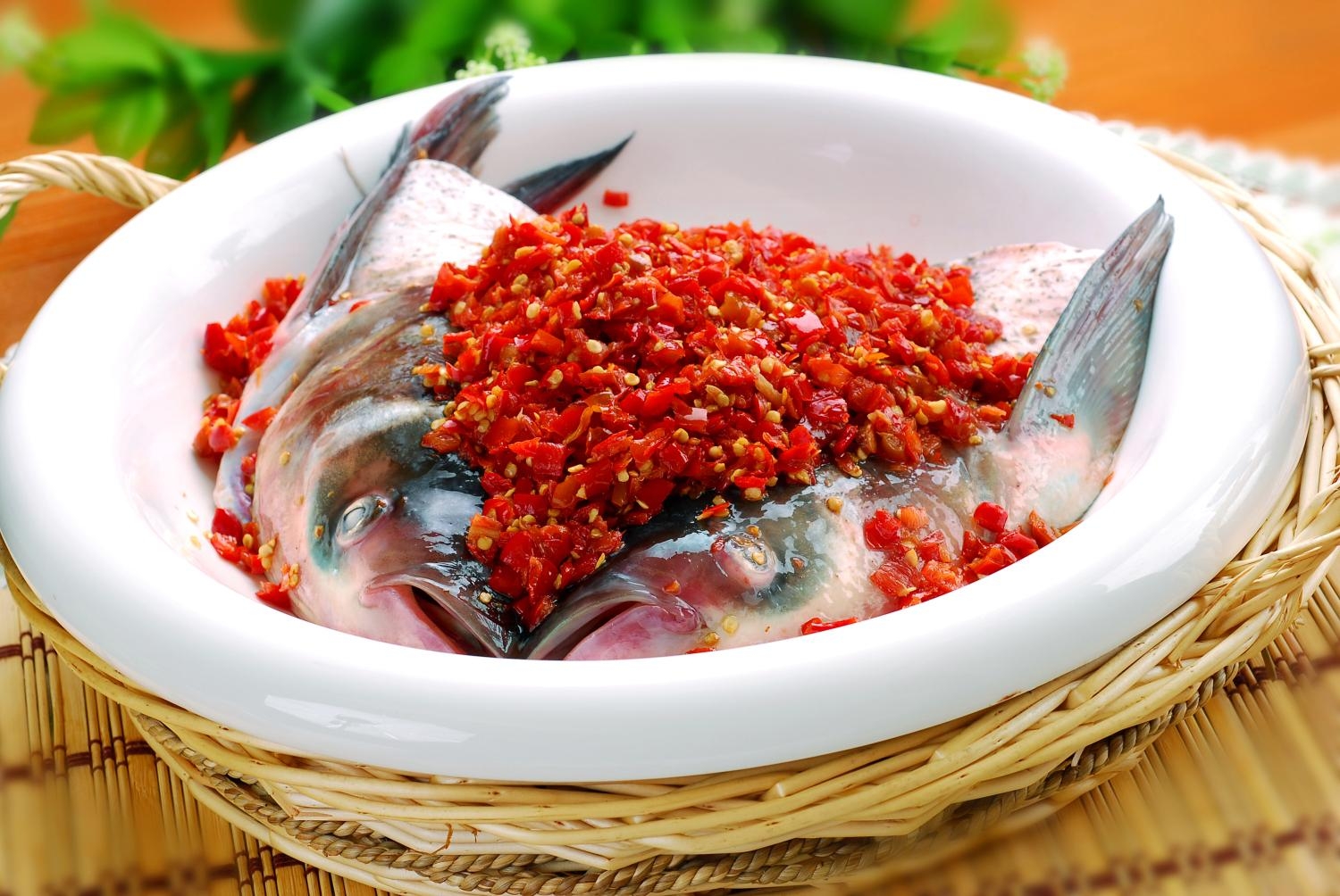 餐饮美食川菜剁椒鱼头1高清图片