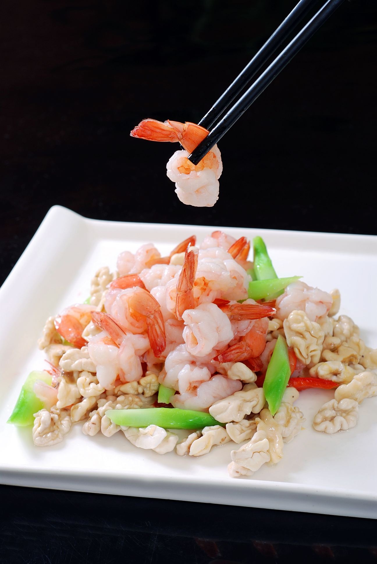 高清图片餐饮美食川菜西湖脆虾高清图片