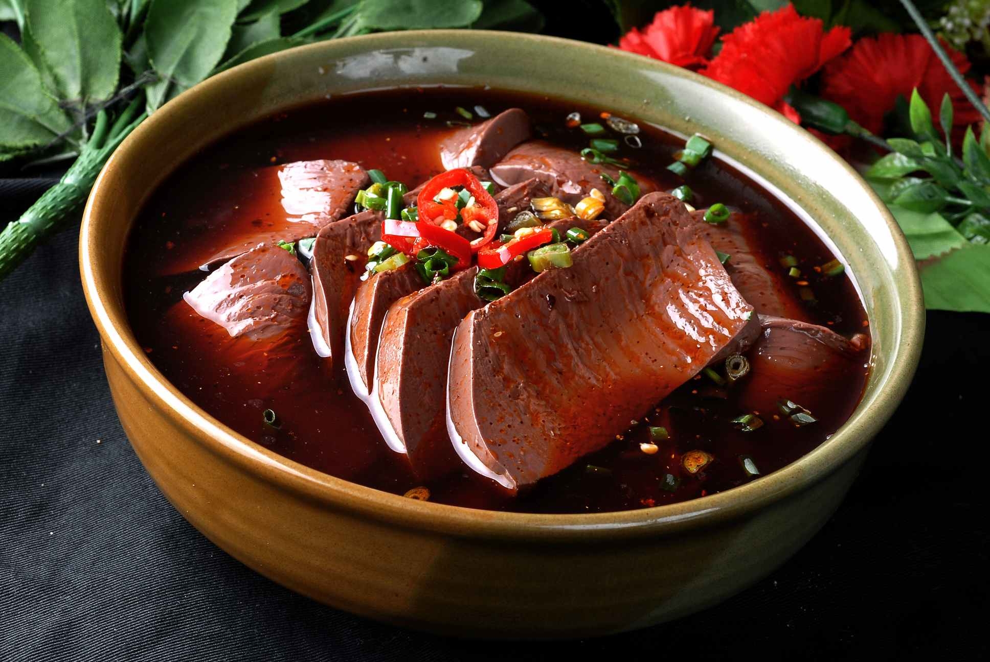 高清图片餐饮美食川菜冒冒鸭血高清图片