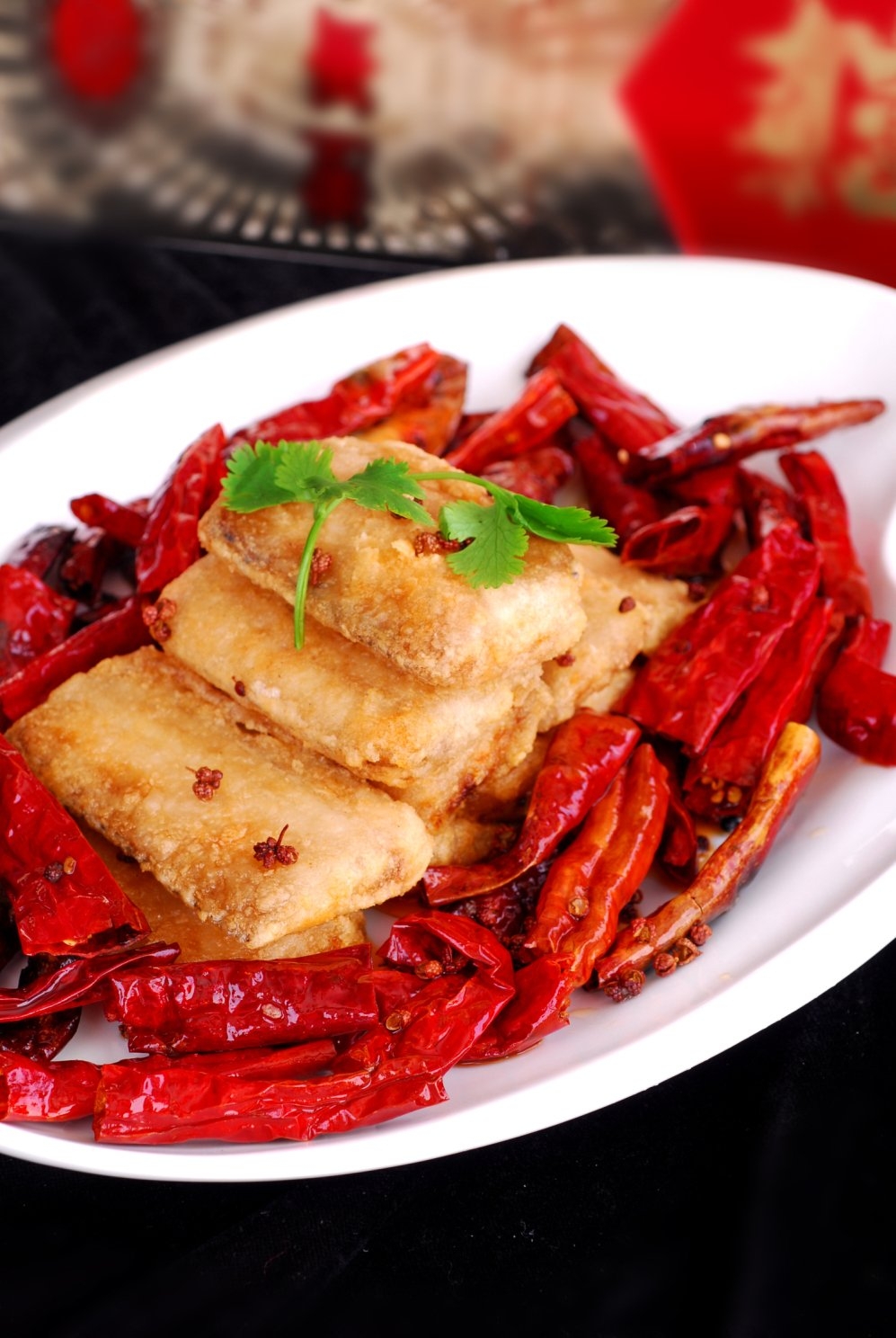 餐饮美食炝锅带鱼宣传图片灯箱