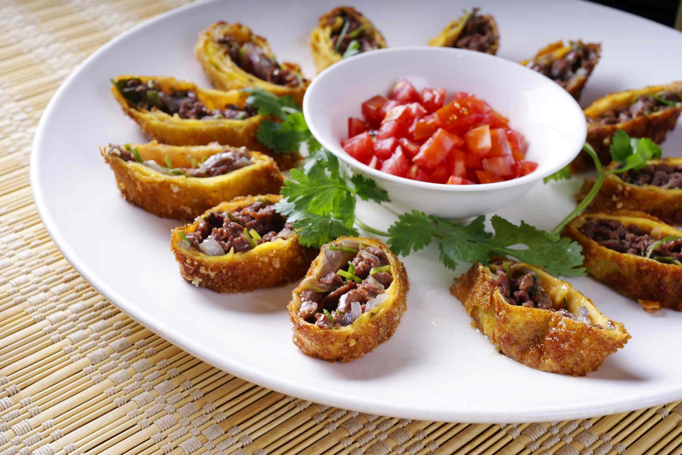 高清图片餐饮美食川菜客家牛肉卷高清图片393