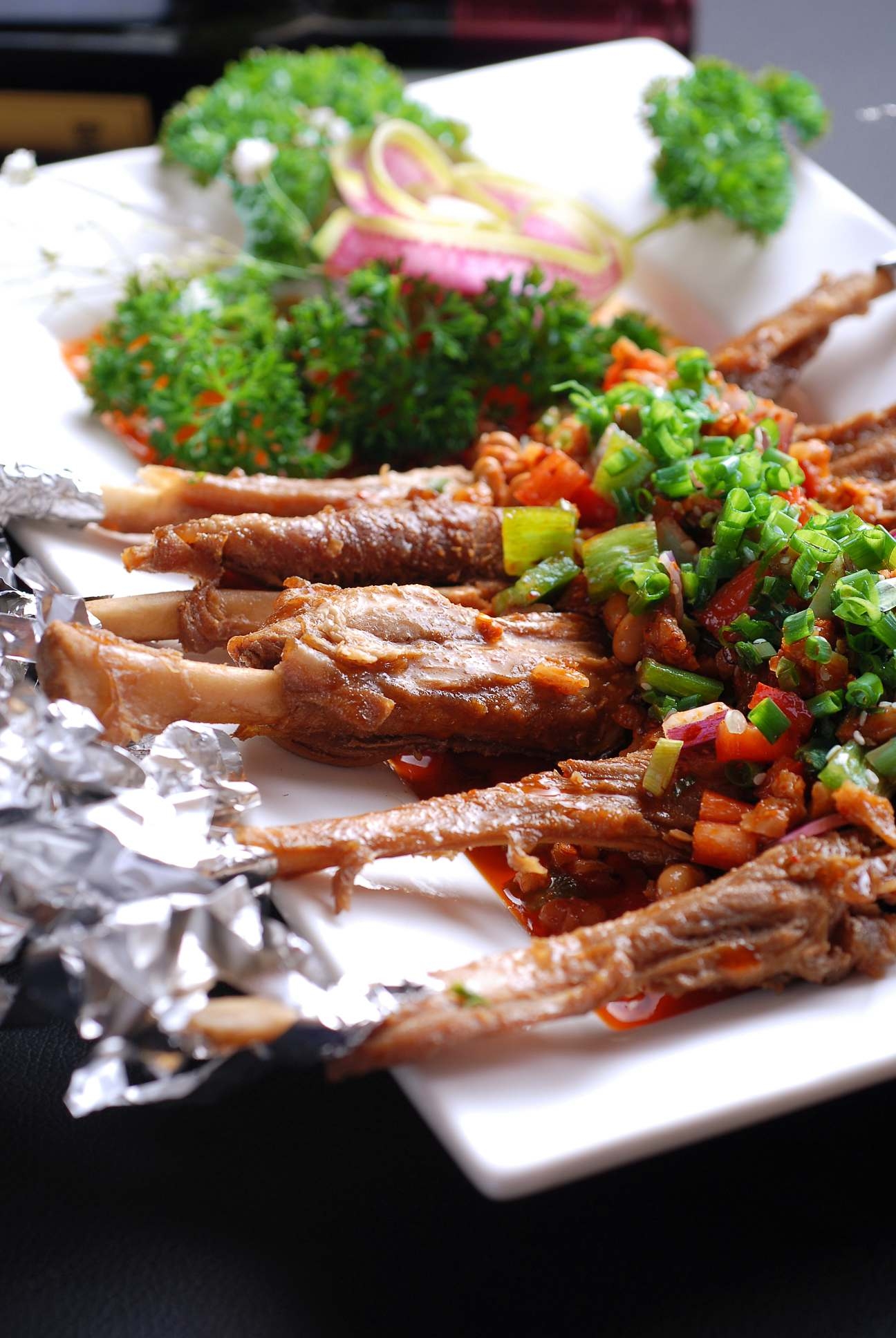 高清图片餐饮美食川菜热菜飘香寸骨高清图片