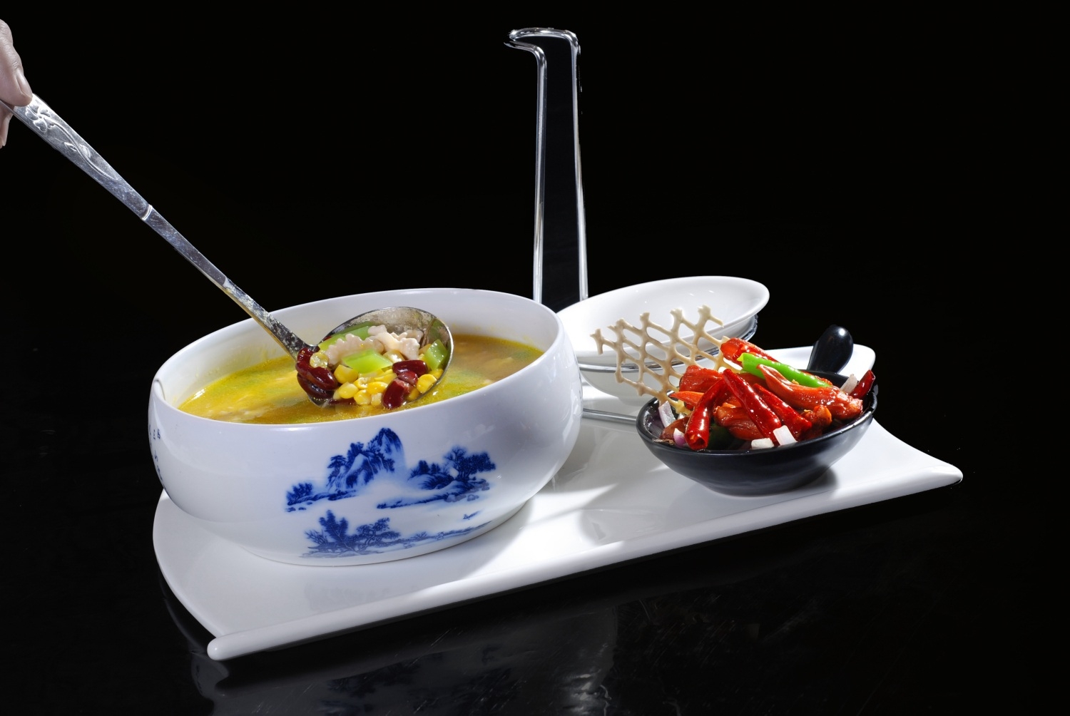 粗粮拼鸭舌高清图片