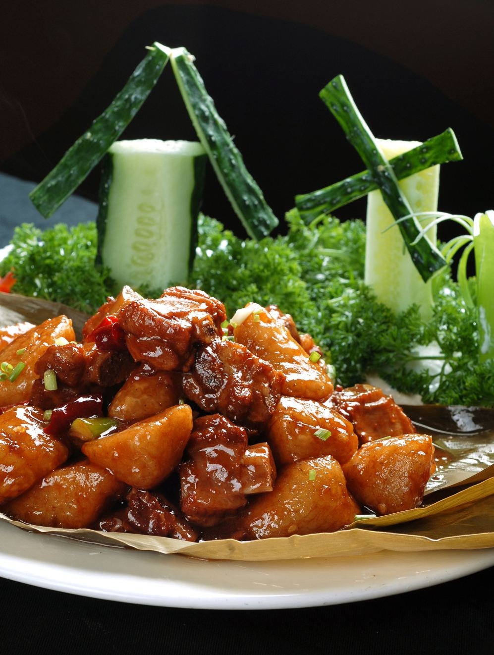 餐饮美食迷迎棕排高清图片