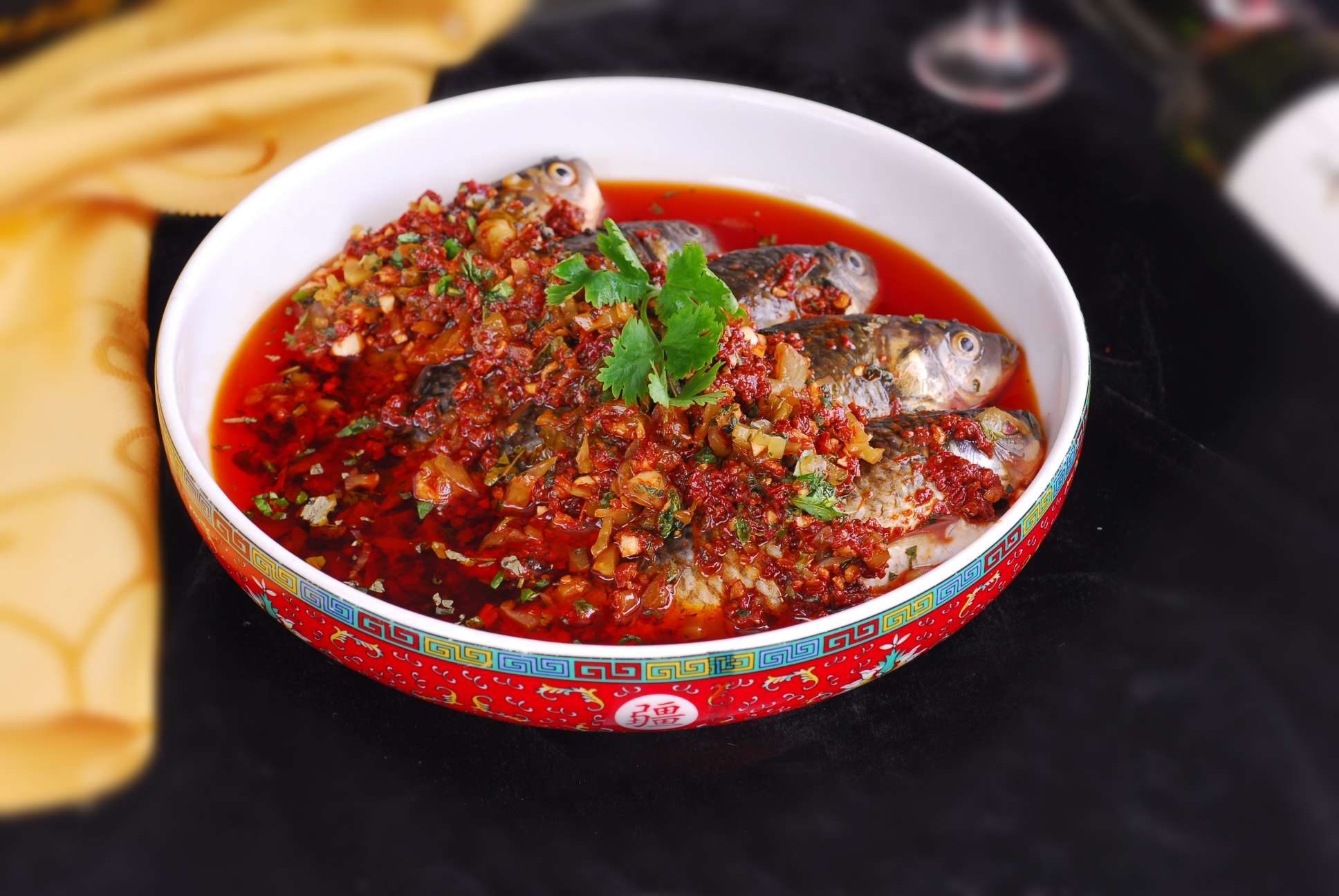 餐饮美食客家鲫鱼高清图片