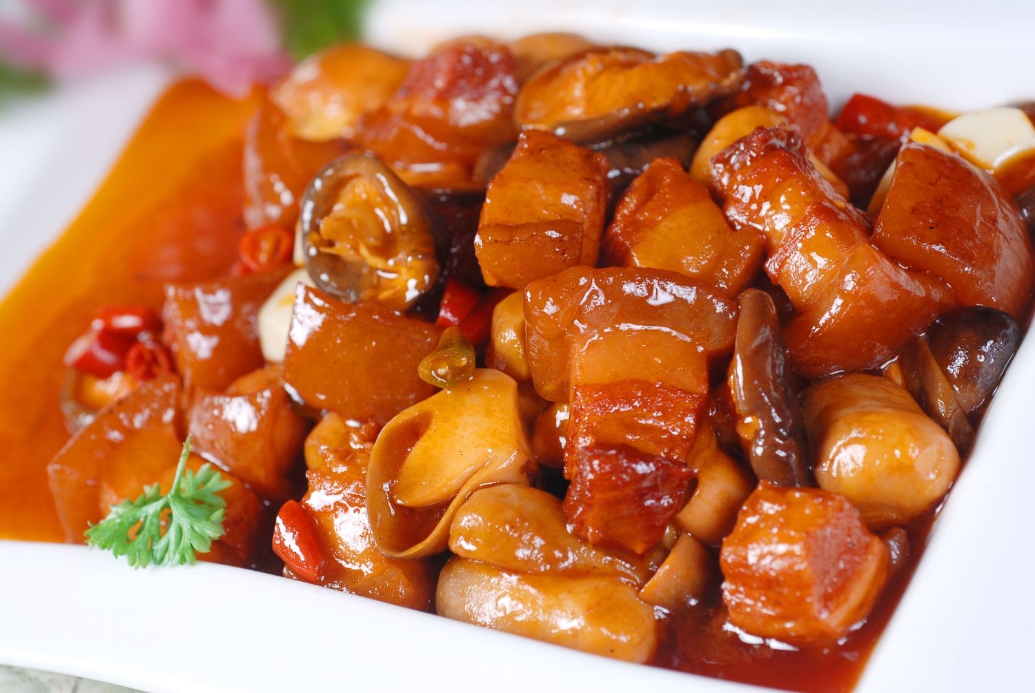 古驿红烧肉高清图片