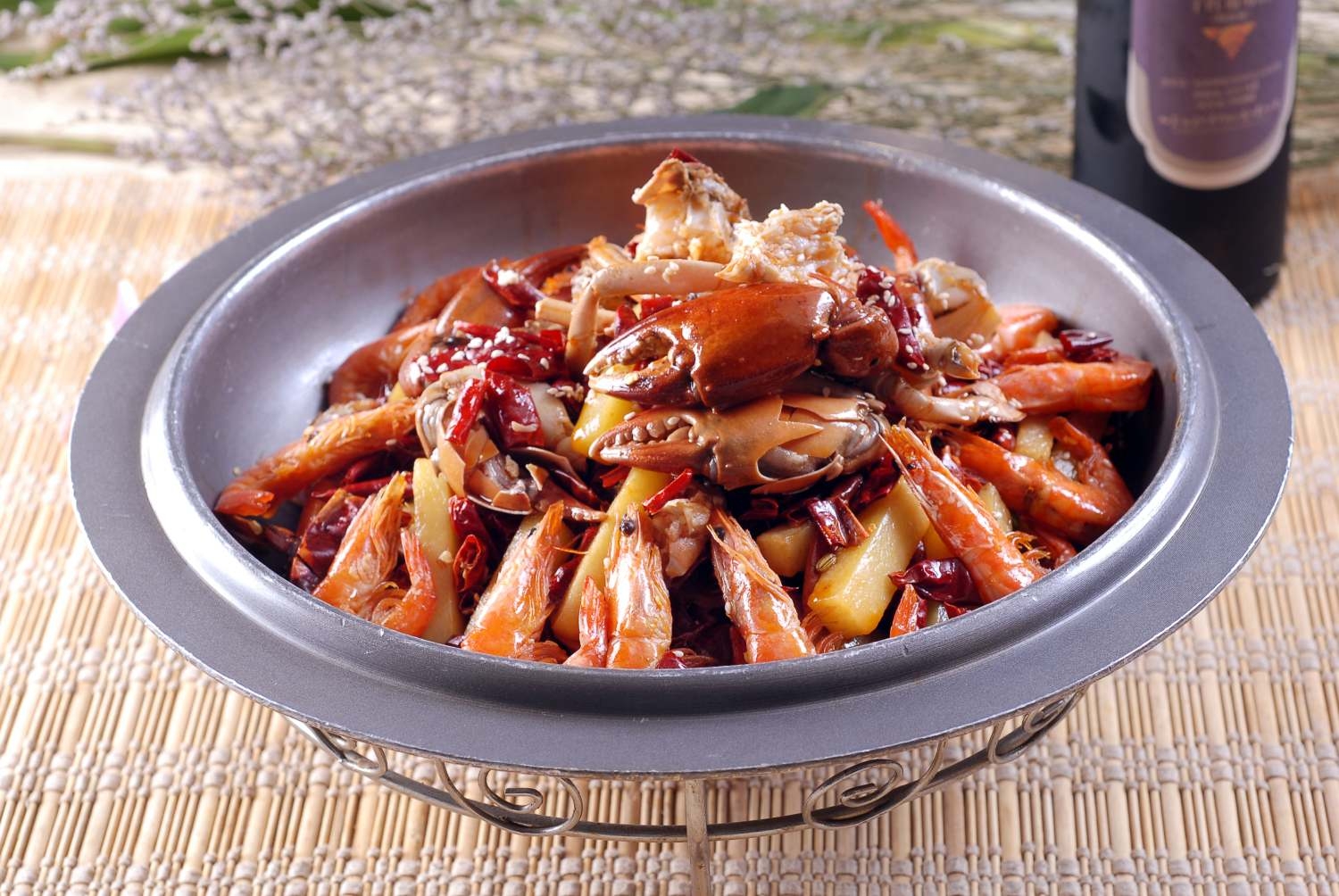 高清图片餐饮美食川菜海味香辣什锦高清图片