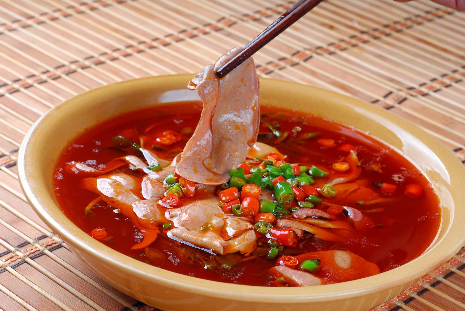 高清图片餐饮美食川菜蜀椒腰片高清图片