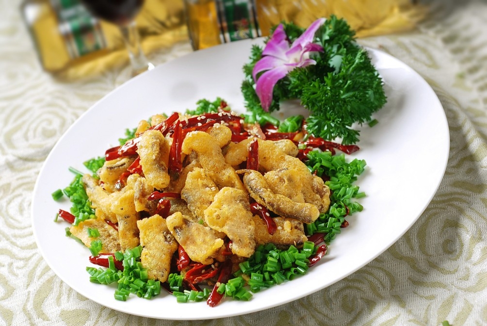 餐饮美食口香泥鳅宣传图片灯箱