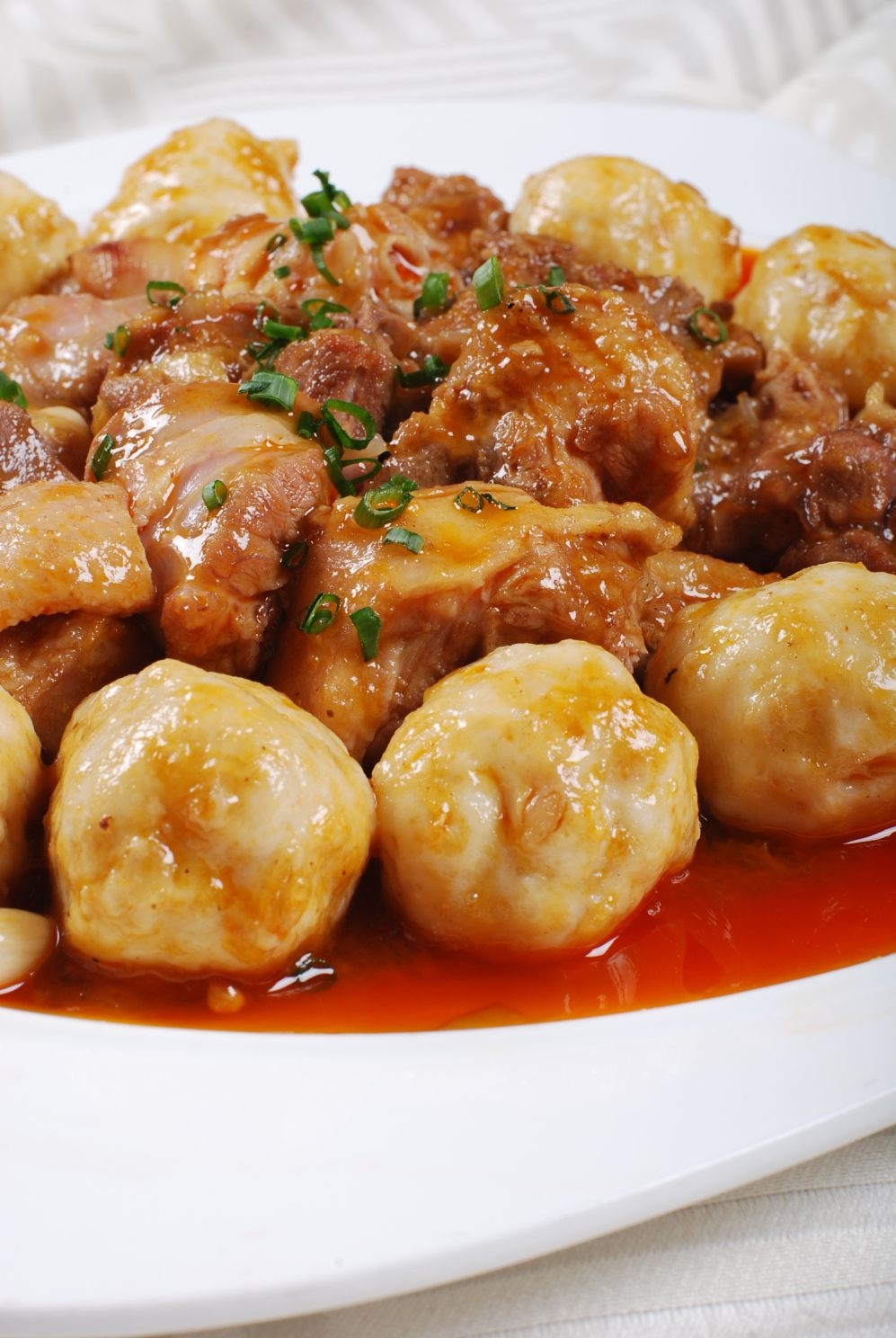 雪芋烧大雁高清图片