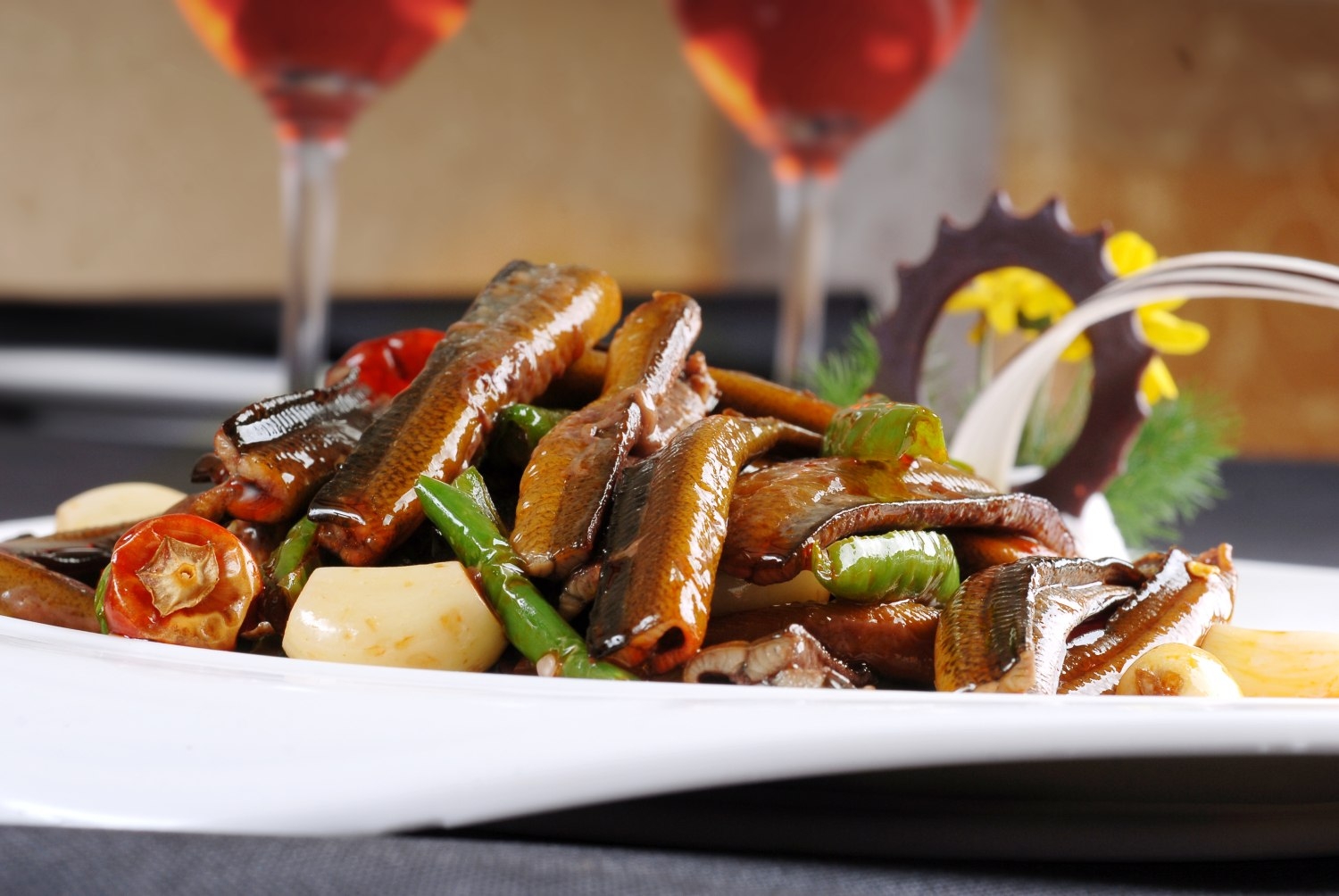 高清图片餐饮美食川菜火爆鳝鱼高清图片