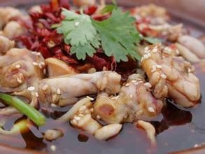 餐饮美食水煮田鸡高清图片