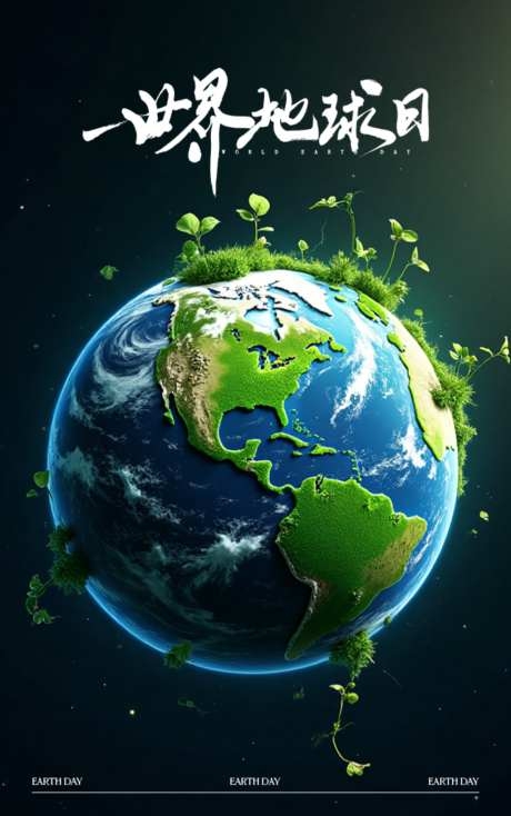 世界地球日海报