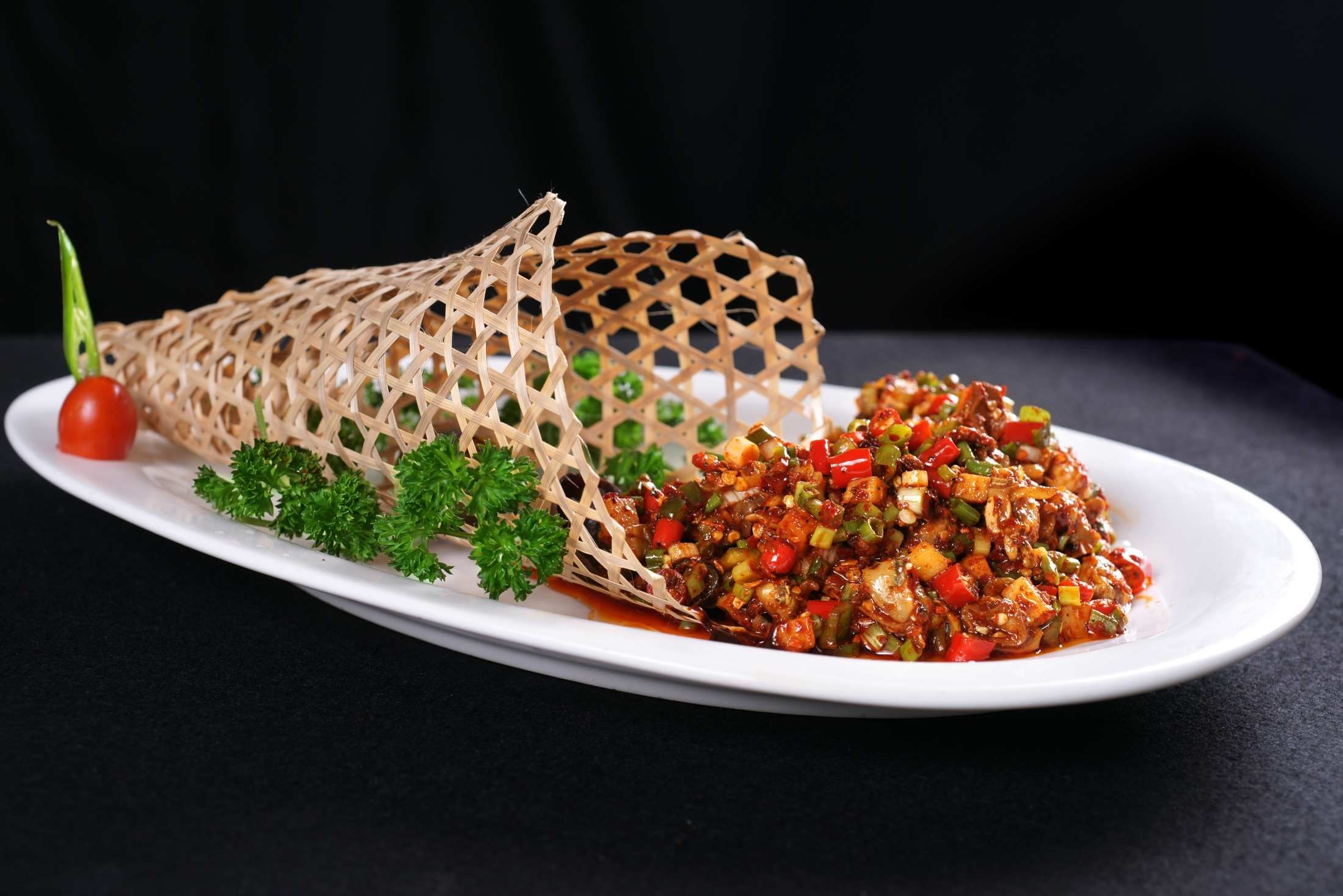 高清图片餐饮美食川菜竹笆大湖螺高清图片1004