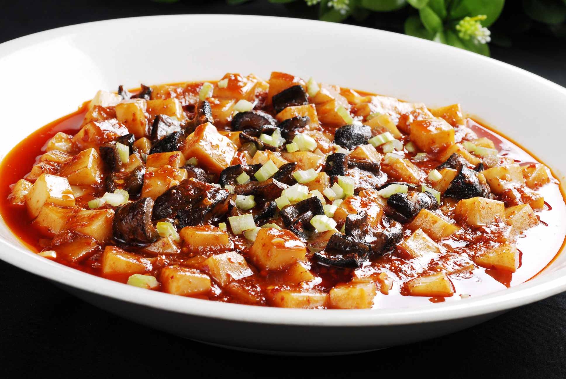 餐饮美食米凉粉烧海参宣传图片灯箱