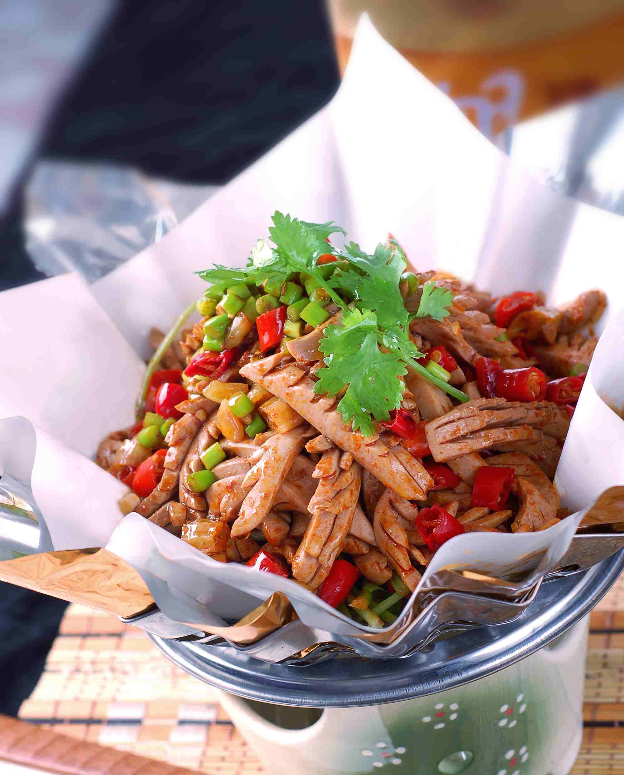 口味凤尾腰花高清图片