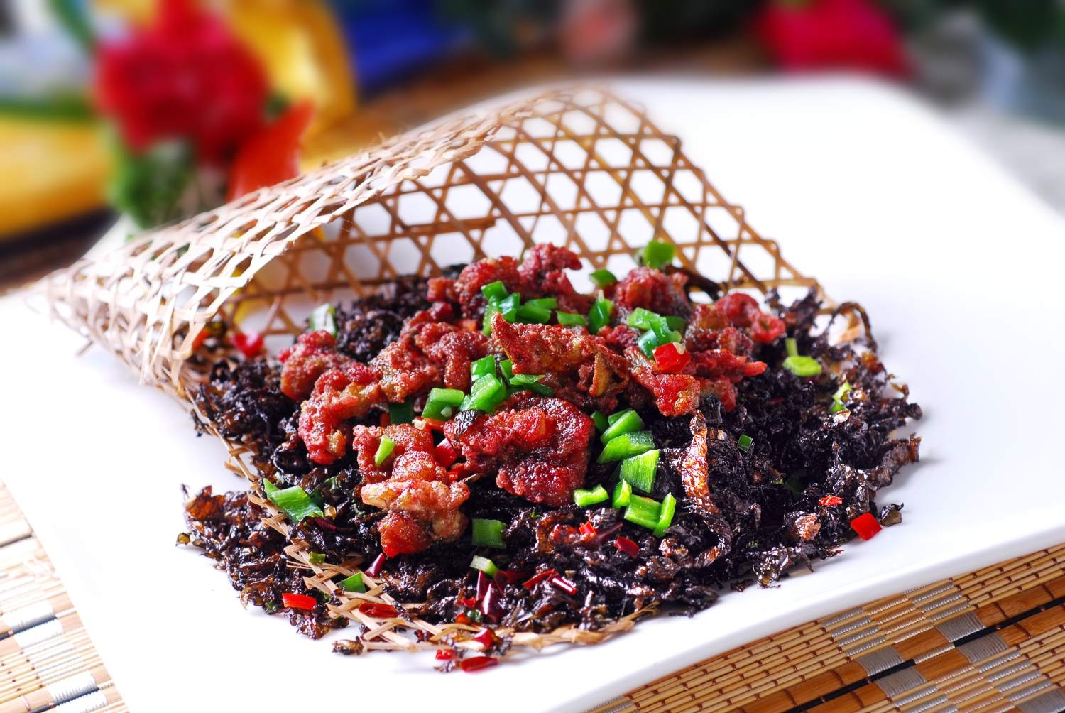 餐饮美食梅香田鸡高清图片