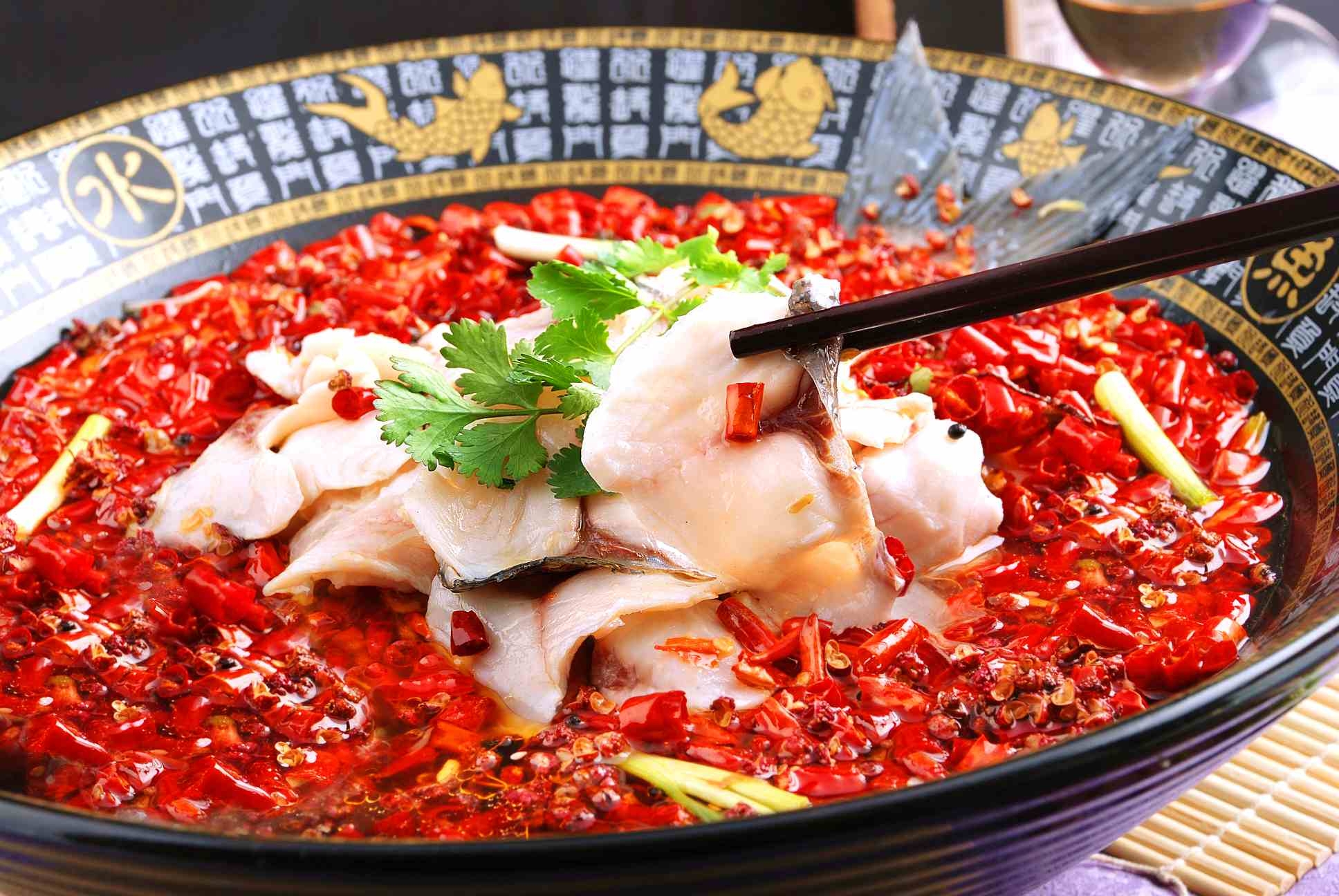 餐饮美食鸡汤沸腾鱼高清图片