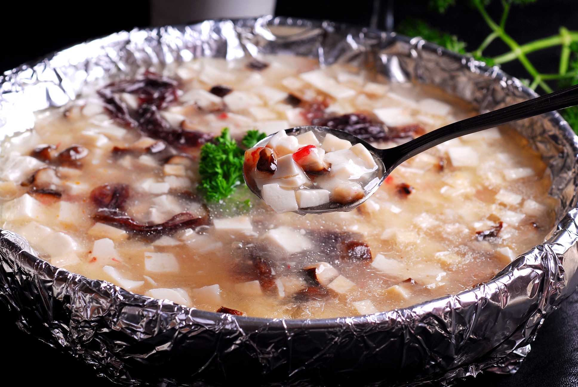 高清图片餐饮美食川菜渔村豆腐高清图片