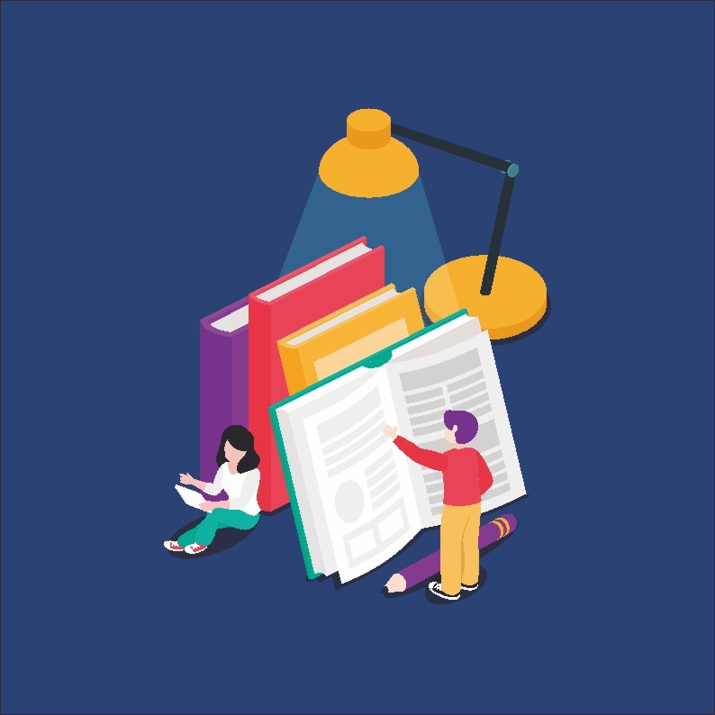 简约读书日宣传海报