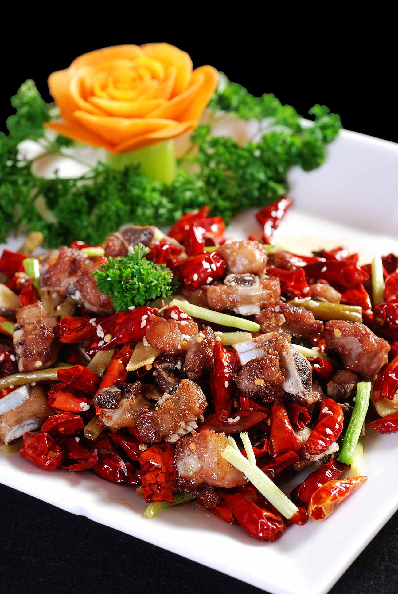 生炒排骨高清图片