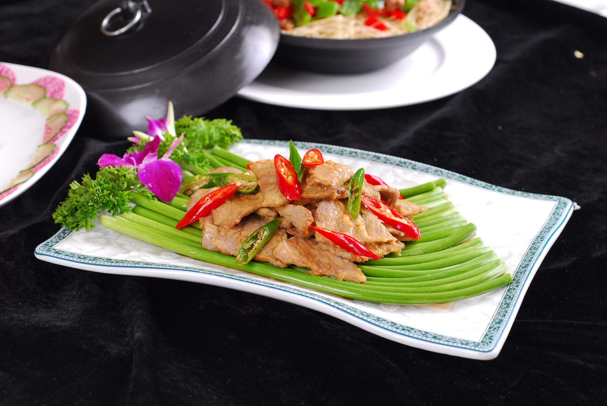 高清图片餐饮美食川菜孜然牛肉高清图片