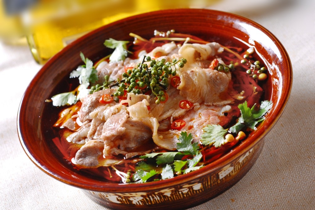 高清图片餐饮美食川菜椒汁肥牛()高清图片