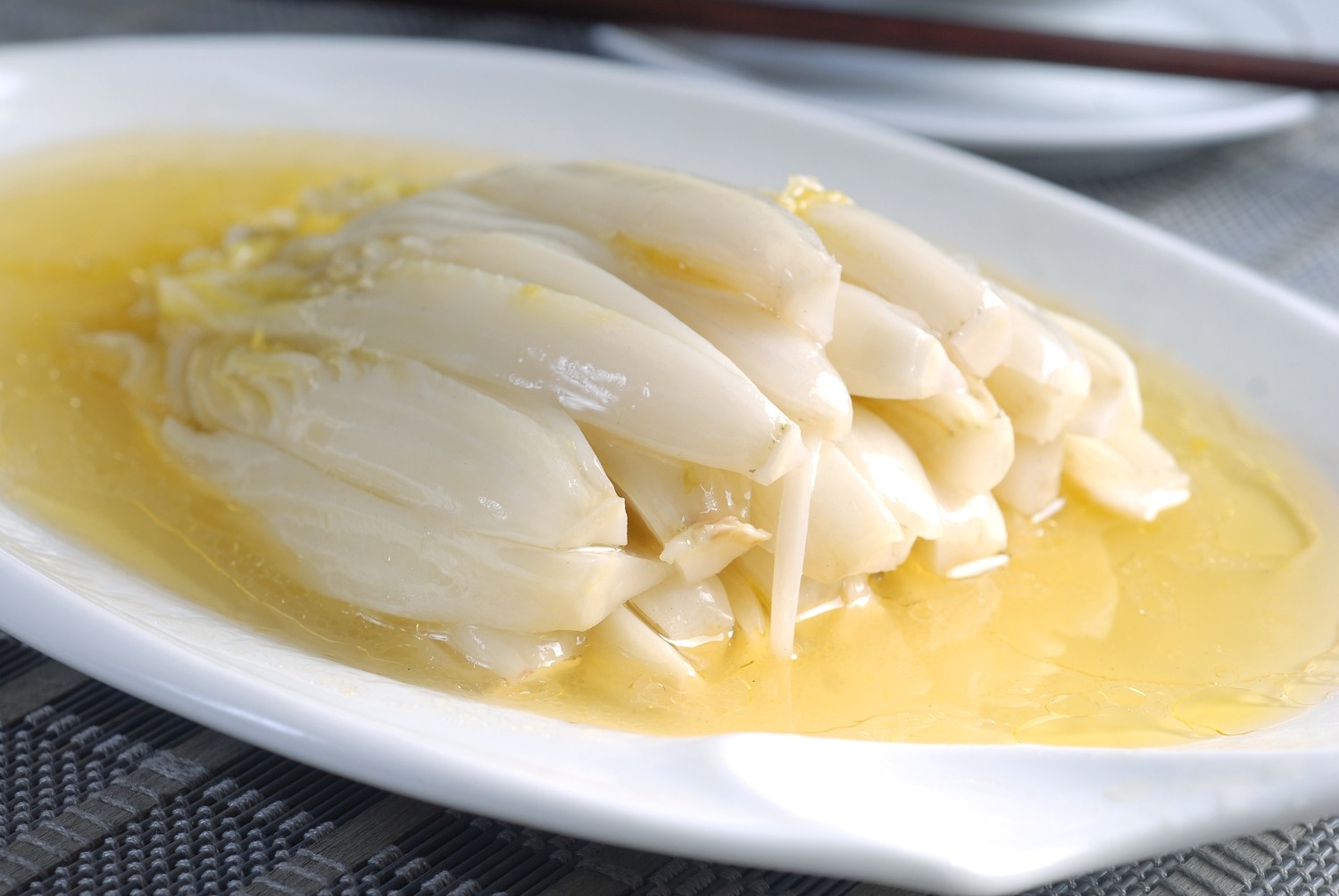 餐饮美食川菜鸡汁娃娃菜高清图片