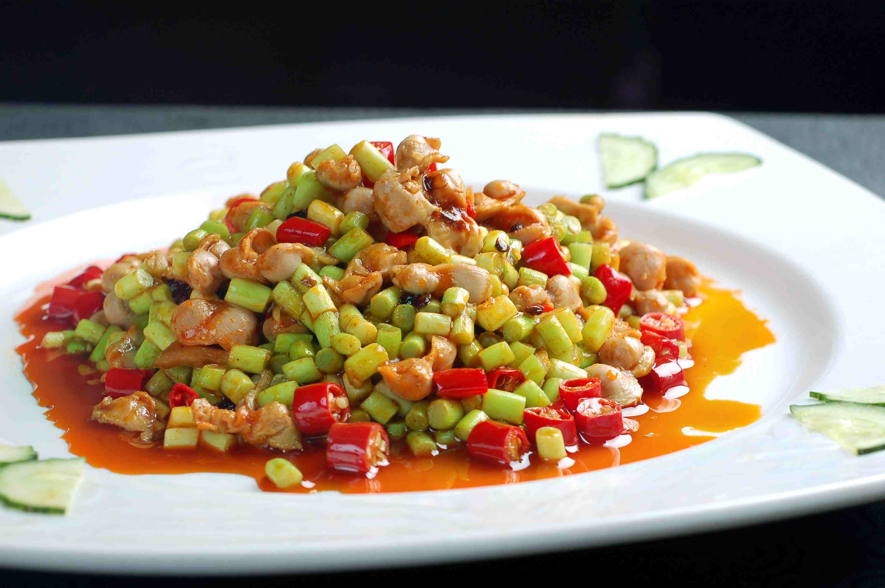 米椒雀胗高清图片