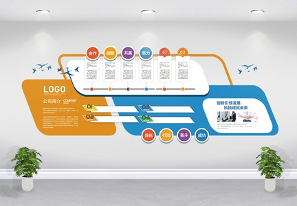 企业文化墙设计精品素材