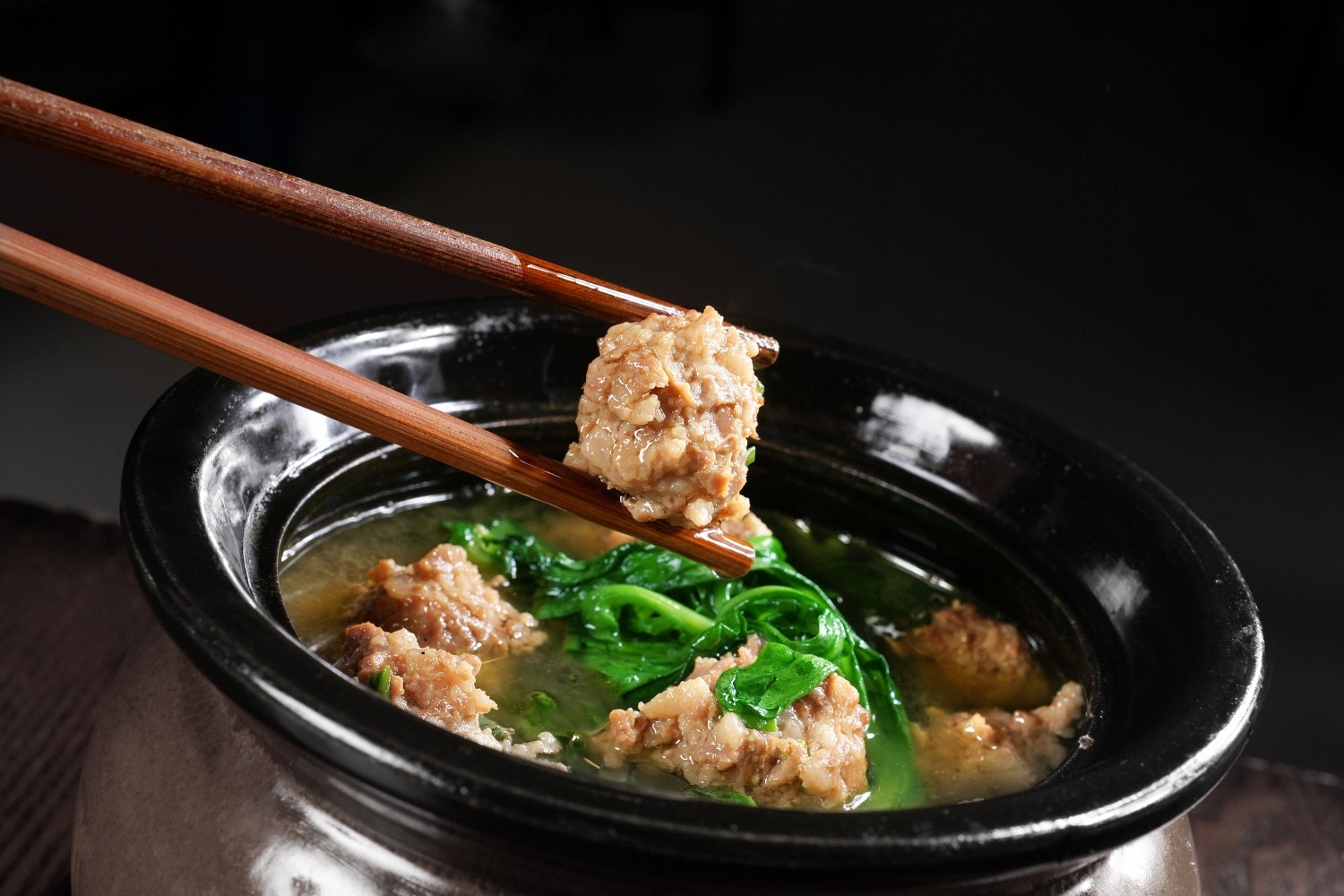 高清图片餐饮美食川菜拌汤丸子高清图片